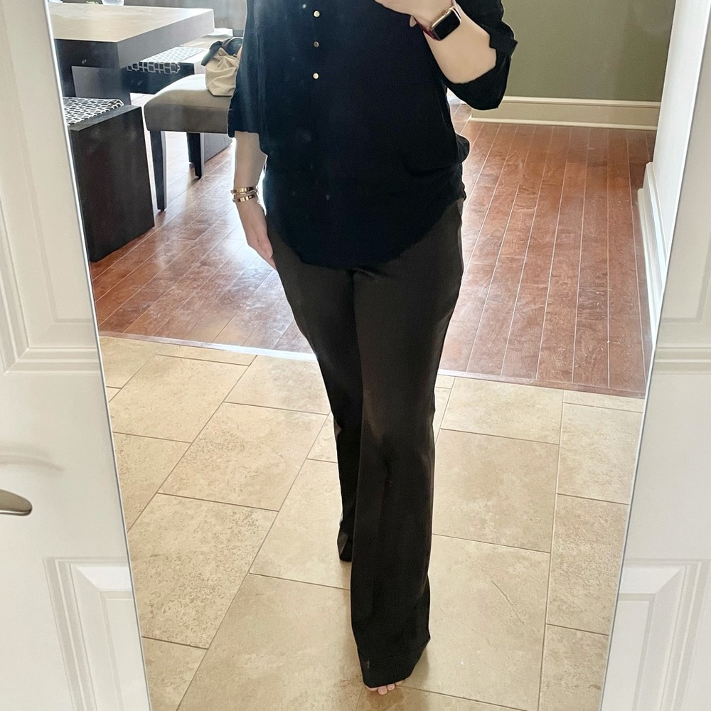 Banana Republic Brown Pinstripe Pants